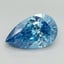 4.03 Ct. Fancy Vivid Malibu Blue Pear Lab Grown Diamond