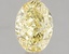 1.02 Ct. Fancy Vivid Yellow Oval Lab Grown Diamond