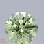 0.96 Ct. Fancy Vivid  Green Round Lab Grown Diamond