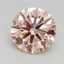 2.61 Ct. Fancy Intense Pink Round Lab Grown Diamond