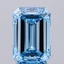 2.03 Ct. Fancy Vivid Blue Emerald Lab Grown Diamond