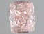 0.65 Ct. Fancy Intense Pink Cushion Lab Grown Diamond