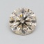 0.51 Ct. Very Light  Brown Round Lab Grown Diamond