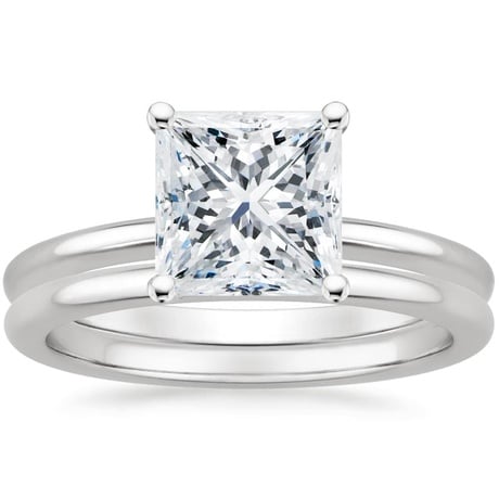 18K White Gold Perfect Fit Bridal Set
