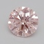 1.31 Ct. Fancy Pink Round Lab Grown Diamond