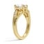 Heart-Shaped Split Shank Diamond Ring, smallside view