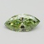 1.01 Ct. Fancy Vivid Green Marquise Lab Grown Diamond