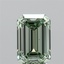 1.06 Ct. Fancy Vivid  Green Emerald Lab Grown Diamond