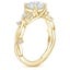 18K Yellow Gold Azalea Twist Diamond Ring, smallside view