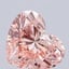 8.81 Ct. Fancy Vivid Pink Heart Lab Grown Diamond