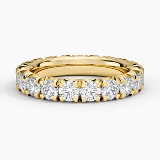 French Pavé Eternity Diamond Ring (3 ct. tw.)