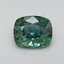 6x5.1mm Teal Cushion Montana Sapphire