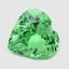 6.9mm Unheated Green  Heart  Tsavorite Garnet