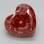 6.08 Ct. Fancy Vivid Pink Heart Lab Grown Diamond