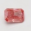 0.95 Ct. Fancy Vivid Pink Radiant Lab Grown Diamond