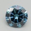 2.00 Ct. Fancy Vivid Blue Round Lab Grown Diamond