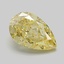 2.08 Ct. Fancy Intense Yellow Pear Lab Grown Diamond