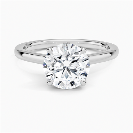 Platinum Elodie Cathedral Solitaire Ring