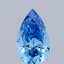 0.68 Ct. Fancy Vivid Blue Pear Lab Grown Diamond