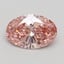 1.51 Ct. Fancy Intense Pink Oval Lab Grown Diamond