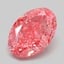 4.07 Ct. Fancy Vivid Pink Oval Lab Grown Diamond