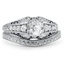 Contoured Hand Engraved Wedding Band, smallside view