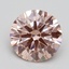 2.62 Ct. Fancy Light Pink Round Lab Grown Diamond