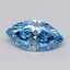 2.10 Ct. Fancy Vivid  Blue Marquise Lab Grown Diamond
