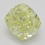 3.06 Ct. Fancy Yellow Cushion Diamond