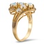 The Melaine Ring, smalltop view on a hand