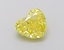 1.01 Ct. Fancy Vivid  Yellow Heart Lab Grown Diamond