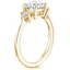 18K Yellow Gold Tria Diamond Ring, smallside view