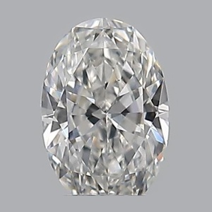 Oval diamond — real photo