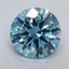 3.18 Ct. Fancy Vivid Blue Round Lab Grown Diamond