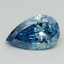 1.56 Ct. Fancy Vivid Blue Pear Lab Grown Diamond