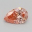 1.03 Ct. Fancy Intense Pink Pear Lab Grown Diamond