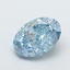 1.50 Ct. Fancy Vivid  Blue Oval Lab Grown Diamond