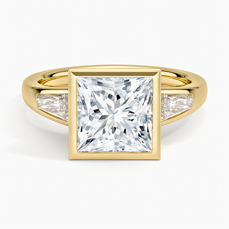 Hayes Three Stone Baguette Diamond Ring