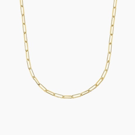 Devon 18 in. Lightweight Paperclip Chain Necklace (Small)