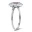 The Madelene Ring, smalltop view on a hand