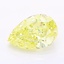 0.99 Ct. Fancy Intense Yellow Pear Lab Grown Diamond