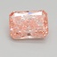 1.68 Ct. Fancy Intense Pink Radiant Lab Grown Diamond