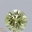 1.31 Ct. Fancy Vivid Green Round Lab Grown Diamond