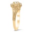 The Palmoa Ring, smalltop view on a hand