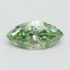 0.74 Ct. Fancy Vivid Green Marquise Lab Grown Diamond