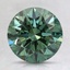 2.17 Ct. Fancy Vivid Pacific Green Round Lab Grown Diamond