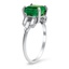 The Haralda Ring, smalltop view on a hand