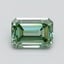 1.01 Ct. Fancy Vivid Pacific Green Emerald Lab Grown Diamond