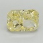 2.04 Ct. Fancy Vivid Yellow Radiant Lab Grown Diamond