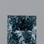 1.00 Ct. Fancy Vivid  Blue Princess Lab Grown Diamond